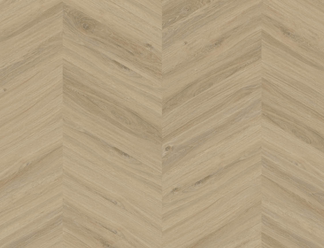 Pavimento Vinílico LVT - aplicação colado - Sistema Glue Down 55 (GD55) - Chevron &Chambord - Série Contours - Aspecta, 690 x 115 x 2.5 mm