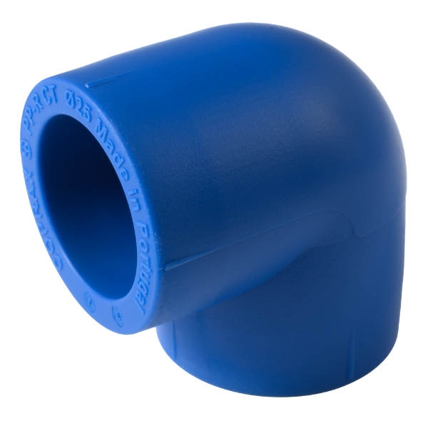 Joelho 90º Coprax PP-RCT AZUL