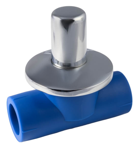 K50 Válvula Corte Longo Coprax PP-RCT AZUL