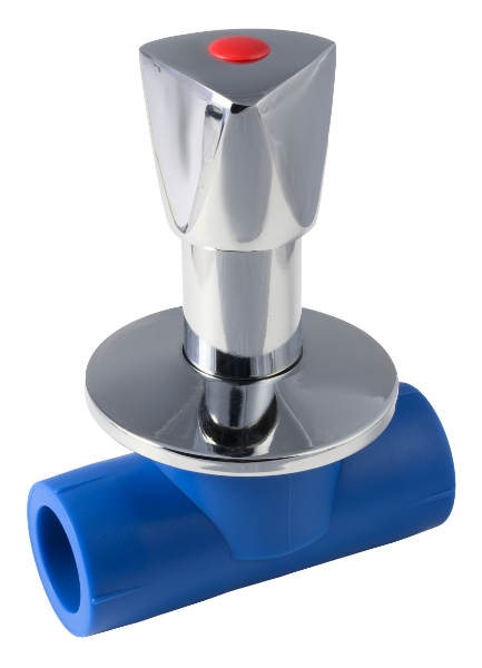 K50M Válvula Longo Coprax PP-RCT AZUL