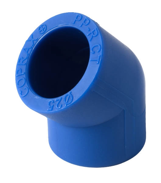 K70 Joelho 45º Coprax PP-RCT AZUL
