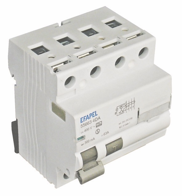 Interruptor Dif. 4P - 30Ma - B - 63A Modus 55 Un Efapel