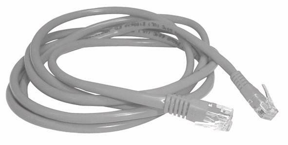 Chicote 2Xrj45 4P Utp Cat. 6 Cinzento DVI Un Efapel