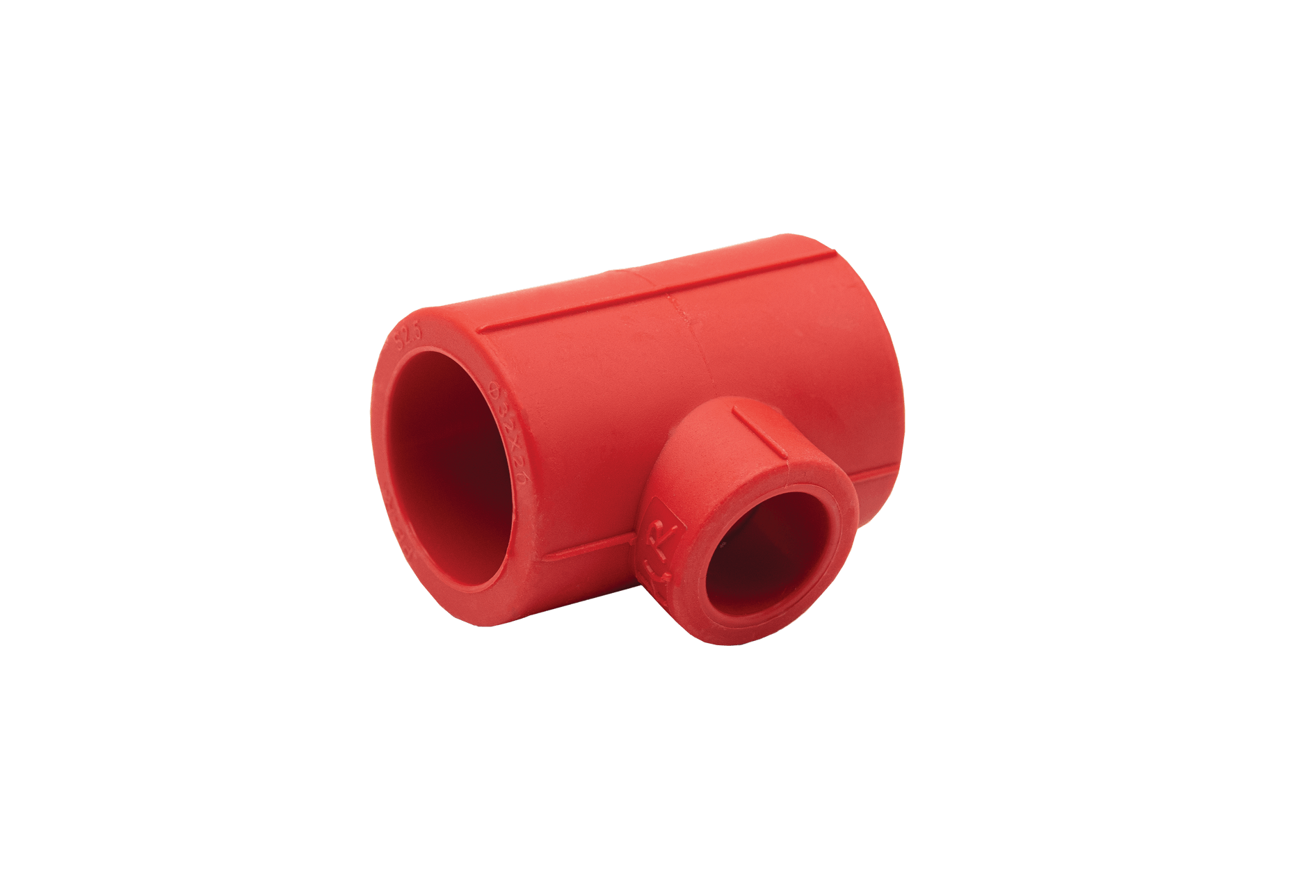 TÊ DE REDUÇÃO REDFIRE - PP-R VERMELHO HELIROMA