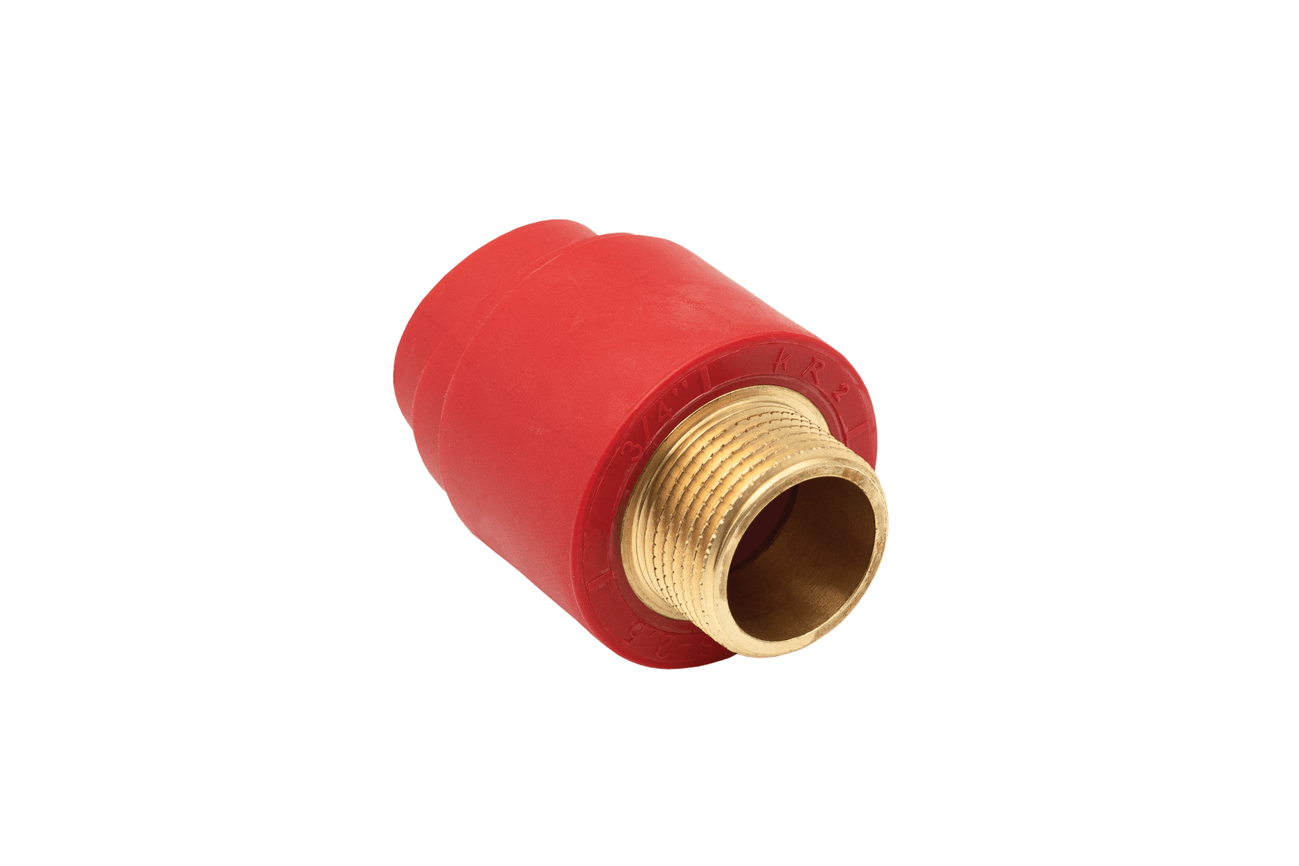 DERIVAÇÃO MACHO REDFIRE - PP-R VERMELHO HELIROMA