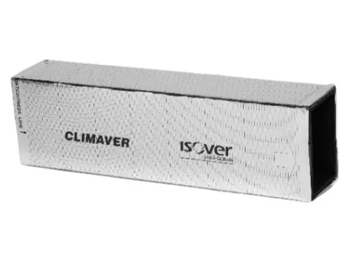 CLIMAVER® 360 A2 Neto Painel compacto de lã mineral de vidro fonoabsorvente para condutas com elevado desempenho na reação fogo