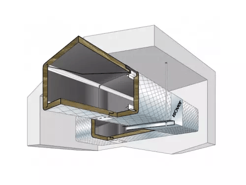 CLIMAVER® 360 Apta Painel compacto de lã mineral de vidro para condutas de altas prestações térmicas e acústicas