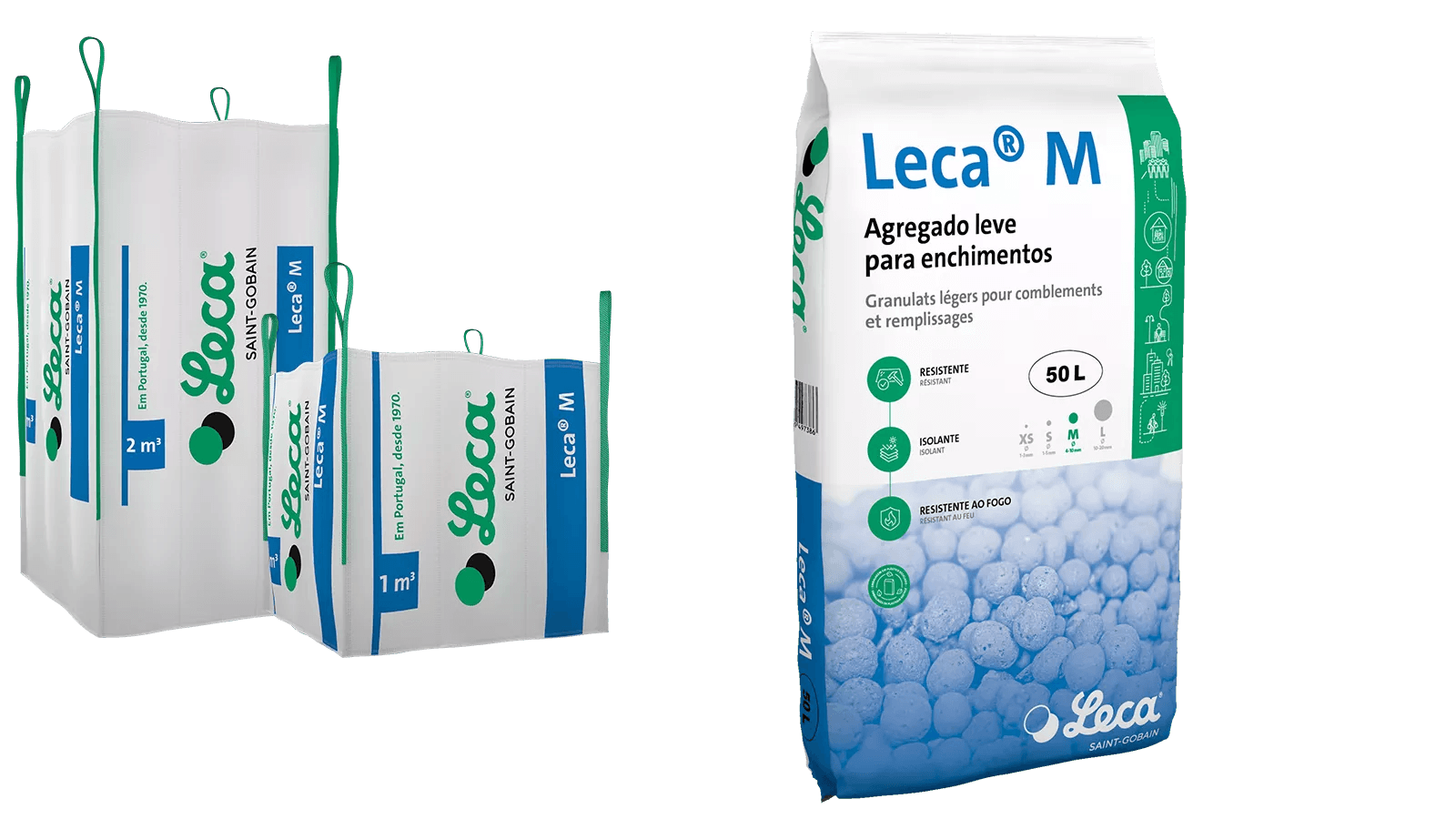 Agregado de argila expandida Leca® M