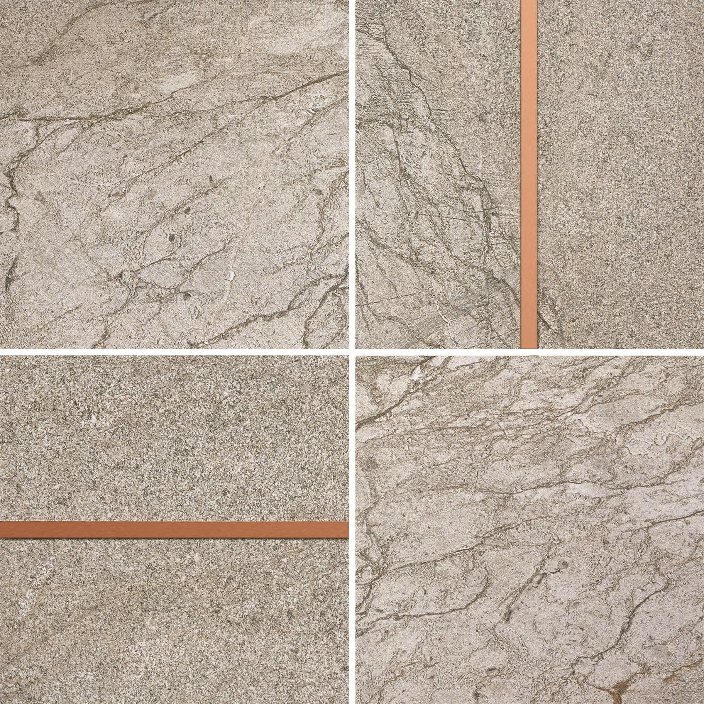 Grés Porcelânico Trace Decorado - Colado em Rede Mix Grespor