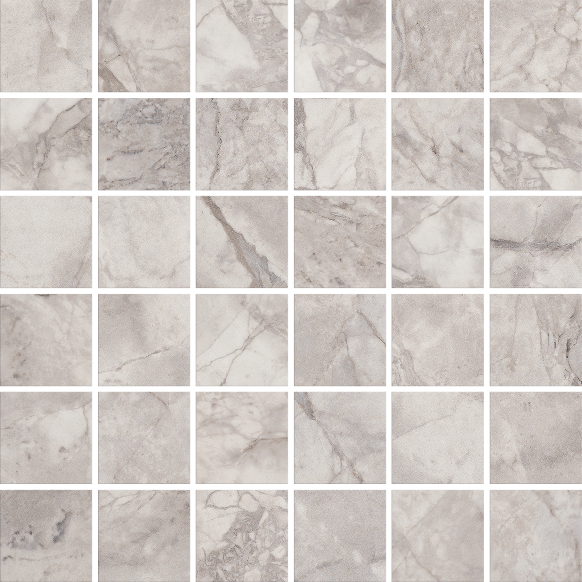 Grés Porcelânico Storm Decorado - Colado em Rede Grey 297x297x9.2 Polido Grespor