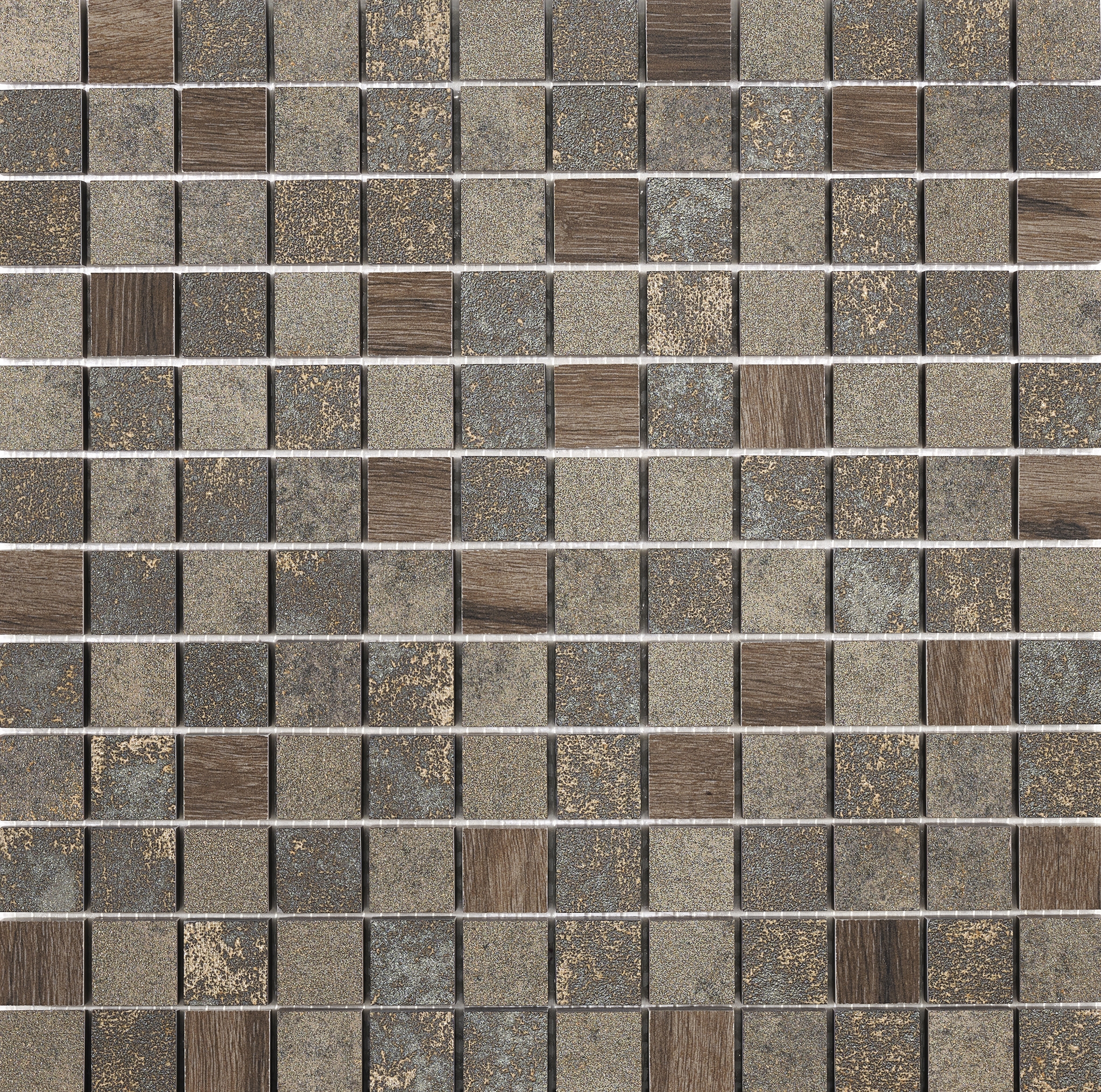 Grés Porcelânico Metallik Decorado - Colado em Rede Grespor