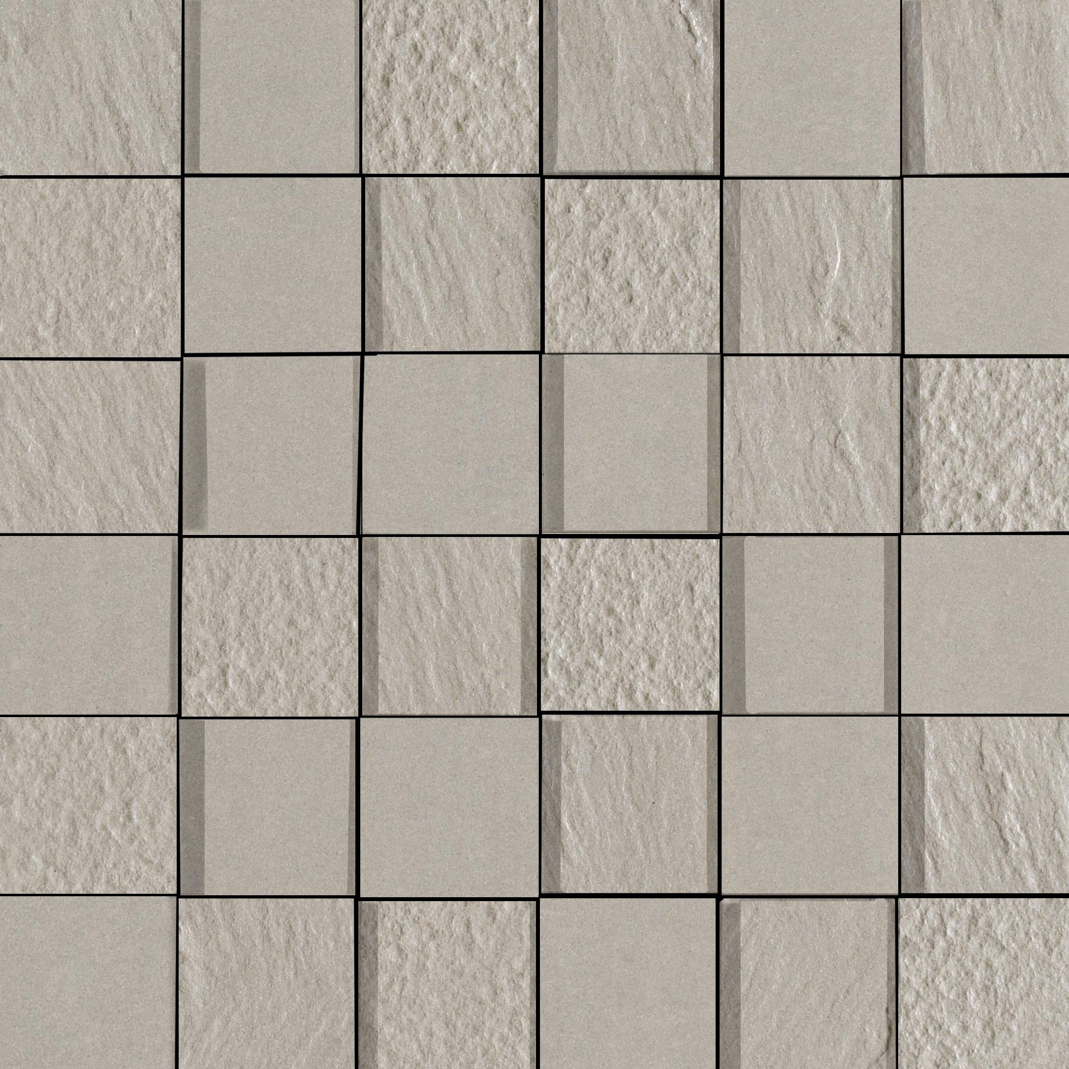 Grés Porcelânico Minos 3D Decorado - Colado em Rede 297x297x9.5 Mix 3D Grespor