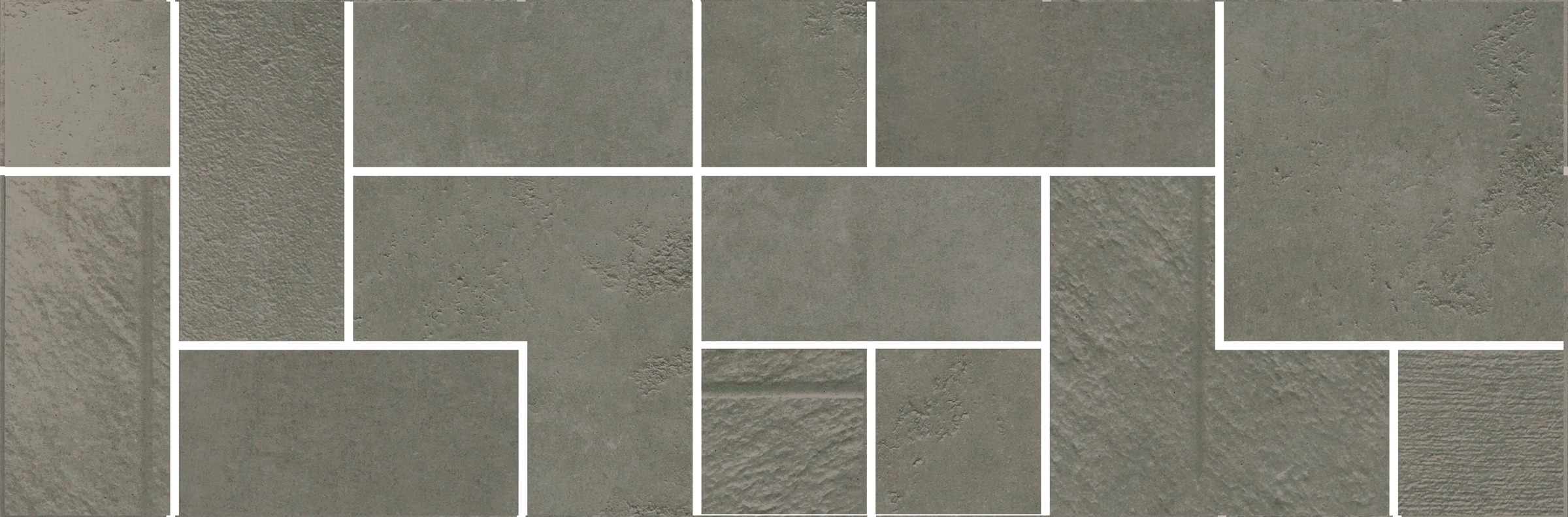 Grés Porcelânico Terra Decorado - Colado em Rede Mix Grespor