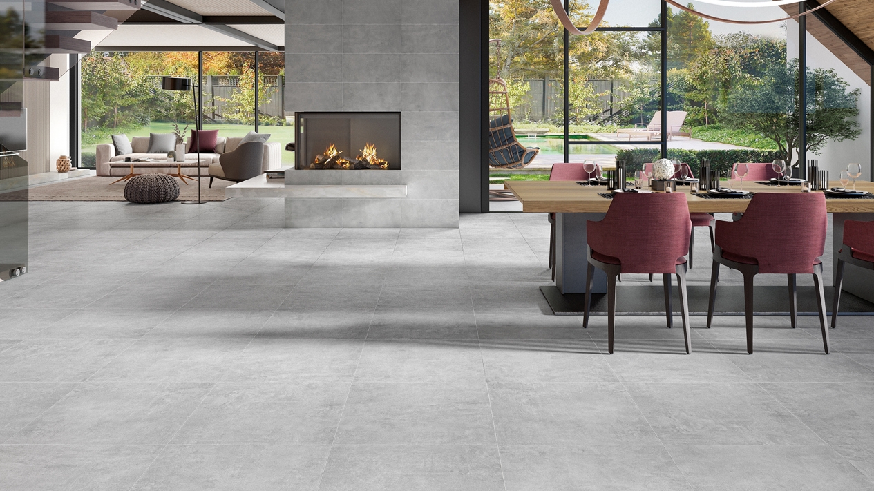 Degrau cortado Grés Porcelânico Aveiro 297x597x9.2 Mate Grespor