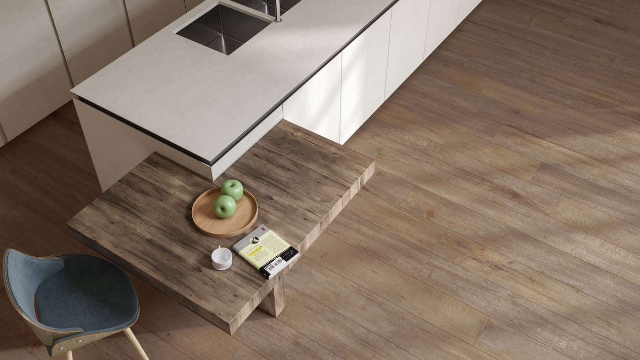 Rodapé cortado pintado Grés Porcelânico Longboard 70x890x11.5 Mate  Grespor