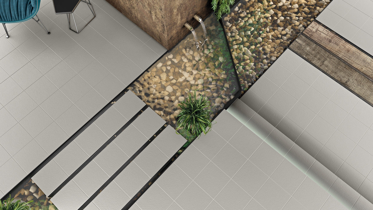 Base cortada Grés Porcelânico Pavigres 21 Uni 72x147x8.3 Mate  Pavigrés 21