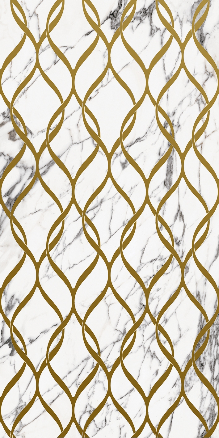 Porc. Esmaltado Calacatta Classic Royal Gold Revigres