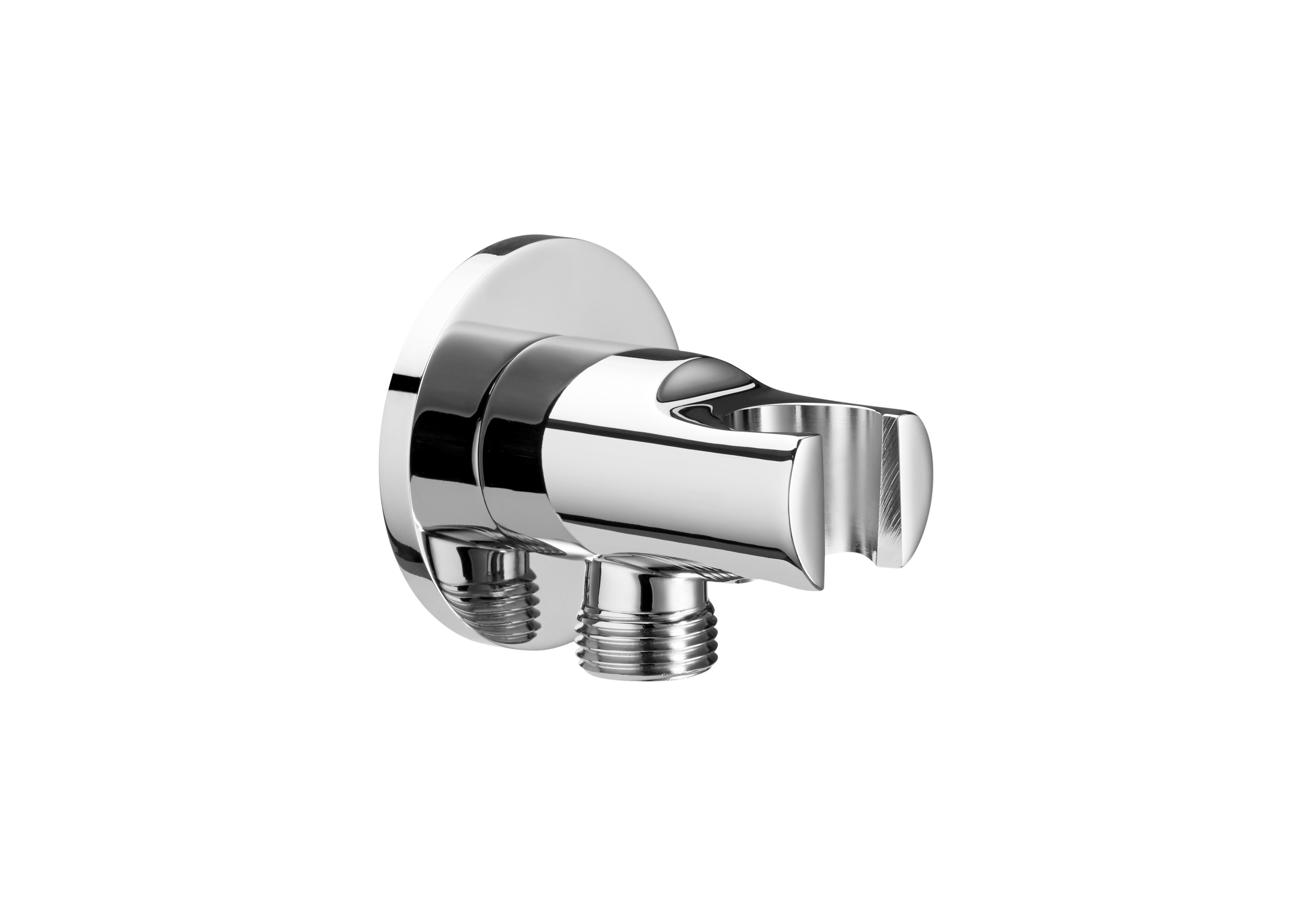 Saída de água 1/2” com suporte para chuveiro 95 x 70 x 70 mm Aqua Roca