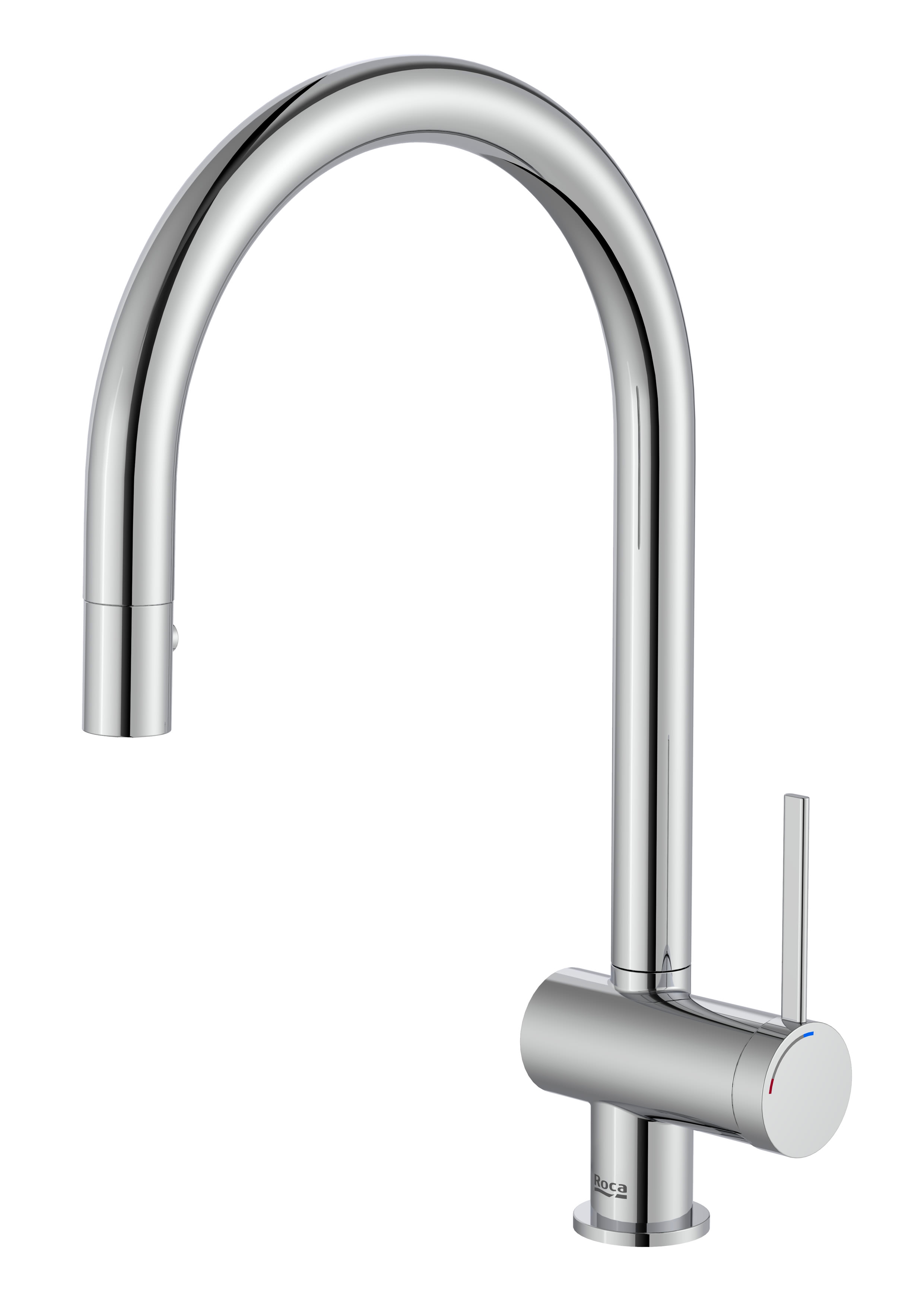 Misturadora extensível para lava-louça com cano giratório