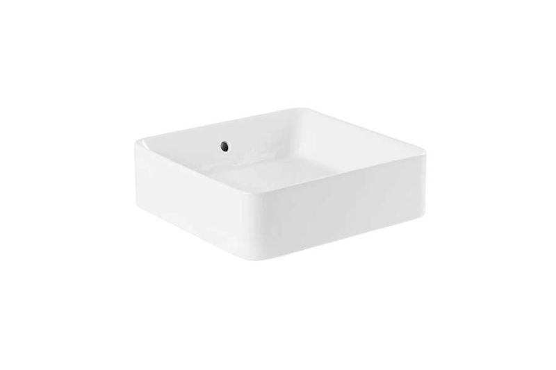 Lavatório de pousar 40x40 Quadrado Sanlife Sanindusa