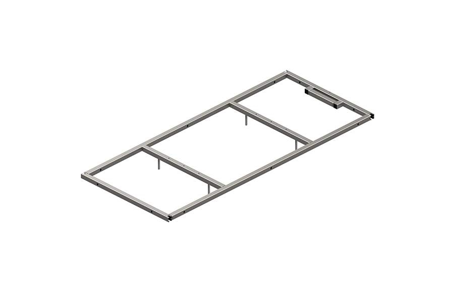 Chassi para banheira Vértice 175x80 Cromado Sanindusa