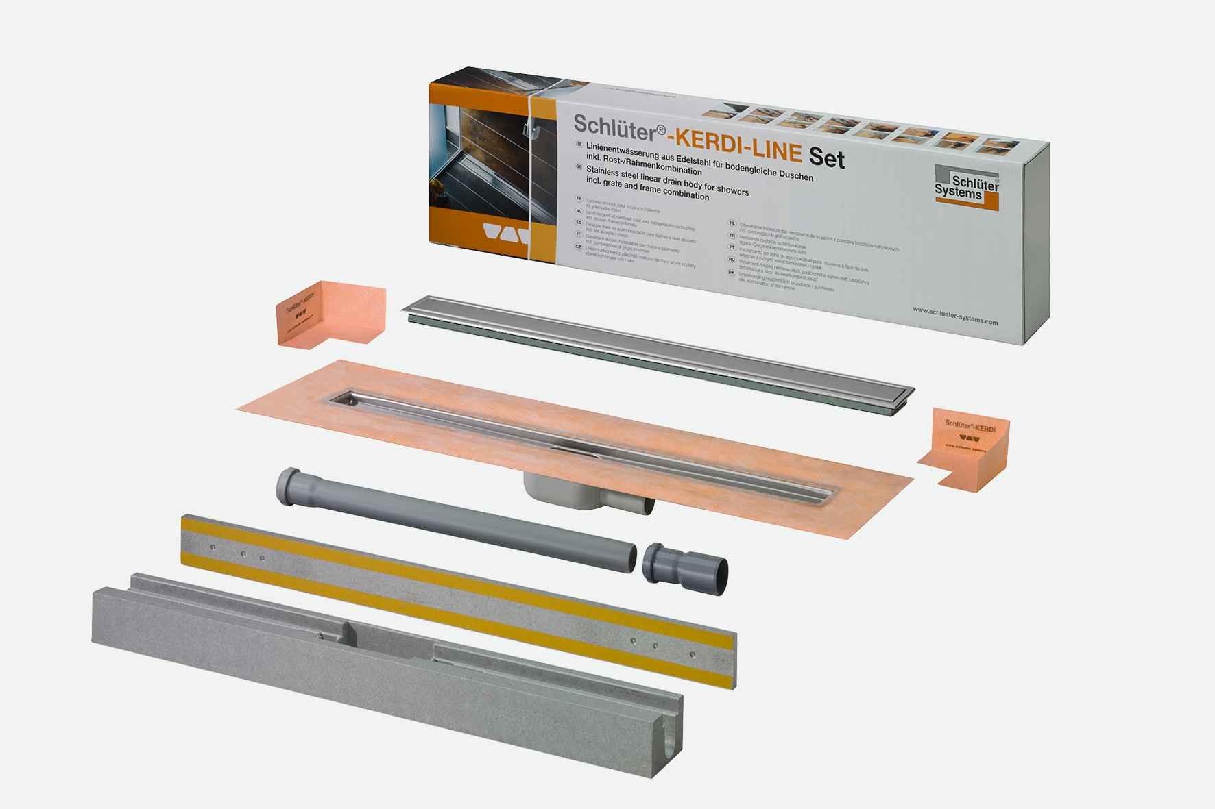 Schlüter-KERDI-LINE-A Set H40 KLA-S1 EB 19 mm