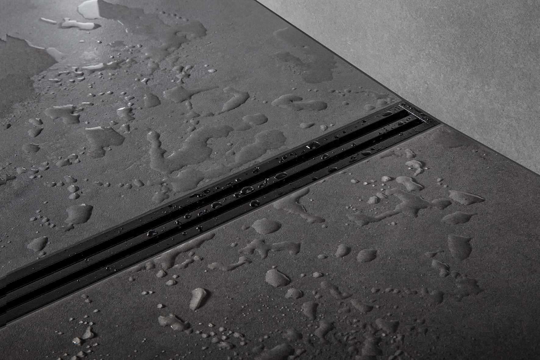 Schlüter-KERDI-LINE-VARIO H conjunto de escoamento em linha + perfil de escoamento WAVE 42