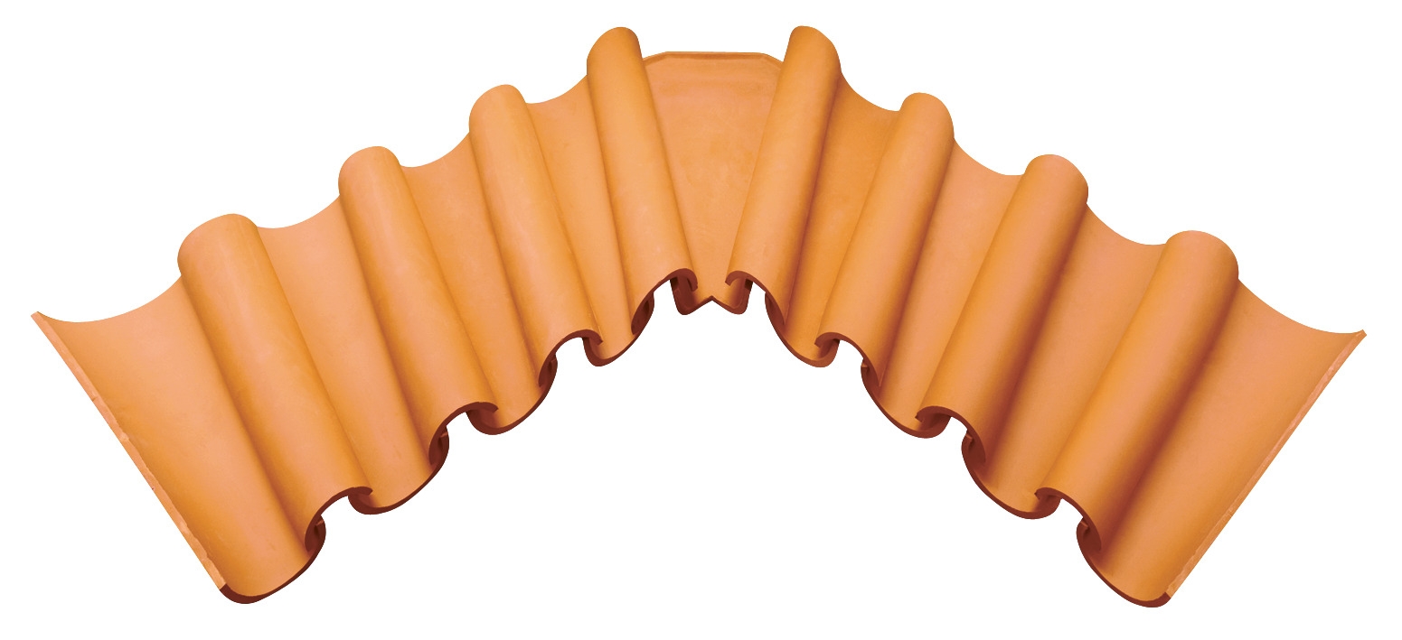 Canto Beiral 60 - 11 Pçs para cobertura em telha Canudo ou Árabe - SOTELHA