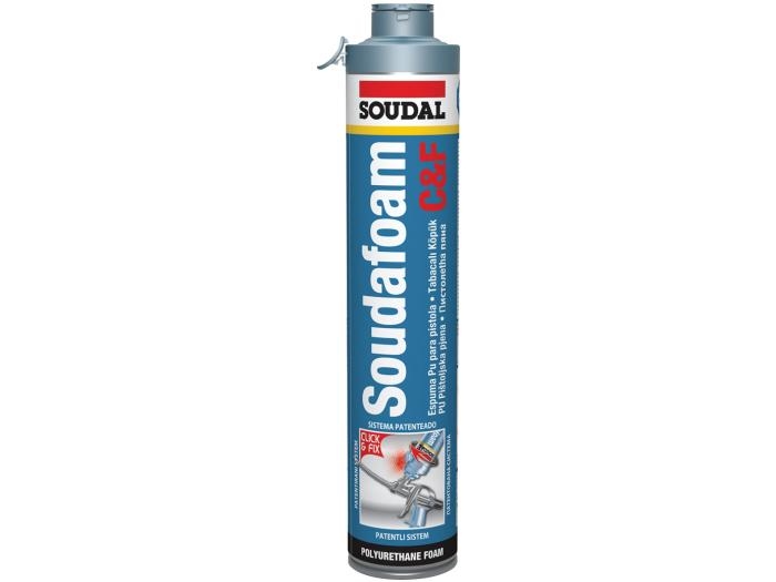 Espuma de poliuretano para pistola Soudal