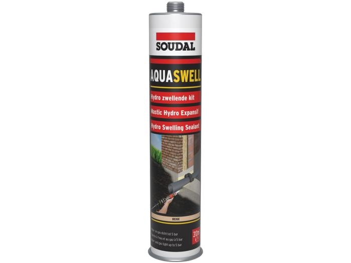 Selante de poliuretano que expande em contacto com a água Aquaswell Soudal