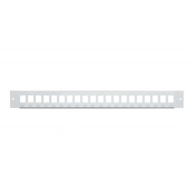 PAINEL VAZIO 19" 1U MAX 20 CNT RJ45