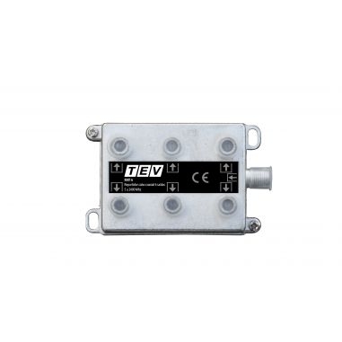 REPARTIDOR CABO COAXIAL 6 SAIDAS  5 A 2400 Mhz