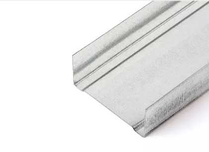 Rail em perfil metálico em aço galvanizado, em forma de 'U' - PLACO