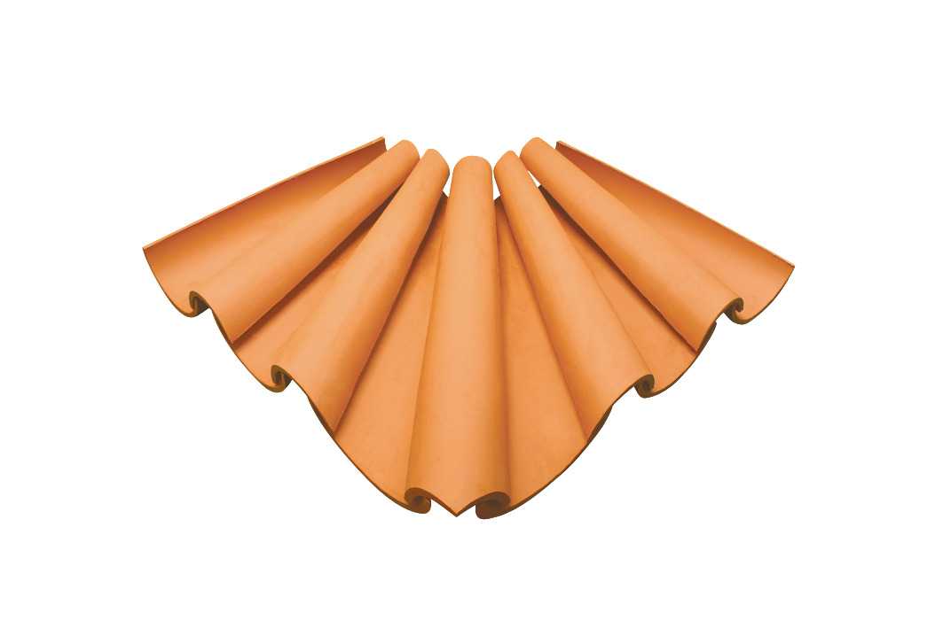 Beiral 120 (Capa/Caleira) para cobertura em telha Canudo ou Árabe - SOTELHA