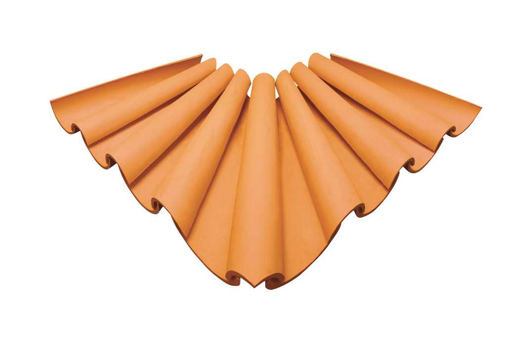 Canto Beiral 60 Recuado - 17 Pçs para cobertura em telha Canudo ou Árabe - SOTELHA