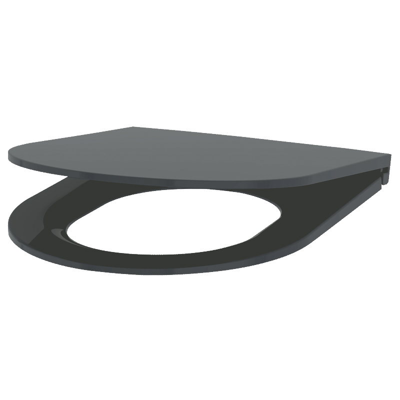 Assento de sanita design slim - 450 x 360 - Cinza - Duroplast - Ref:102839 - DELABIE