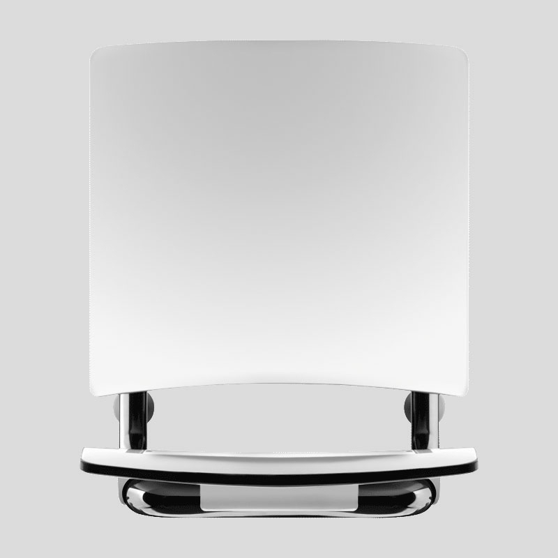 Banco de duche amovível Grande Conforto - 510 - 420 mm - Inox polido brilhante UltraPolish - Ref:510300 - DELABIE