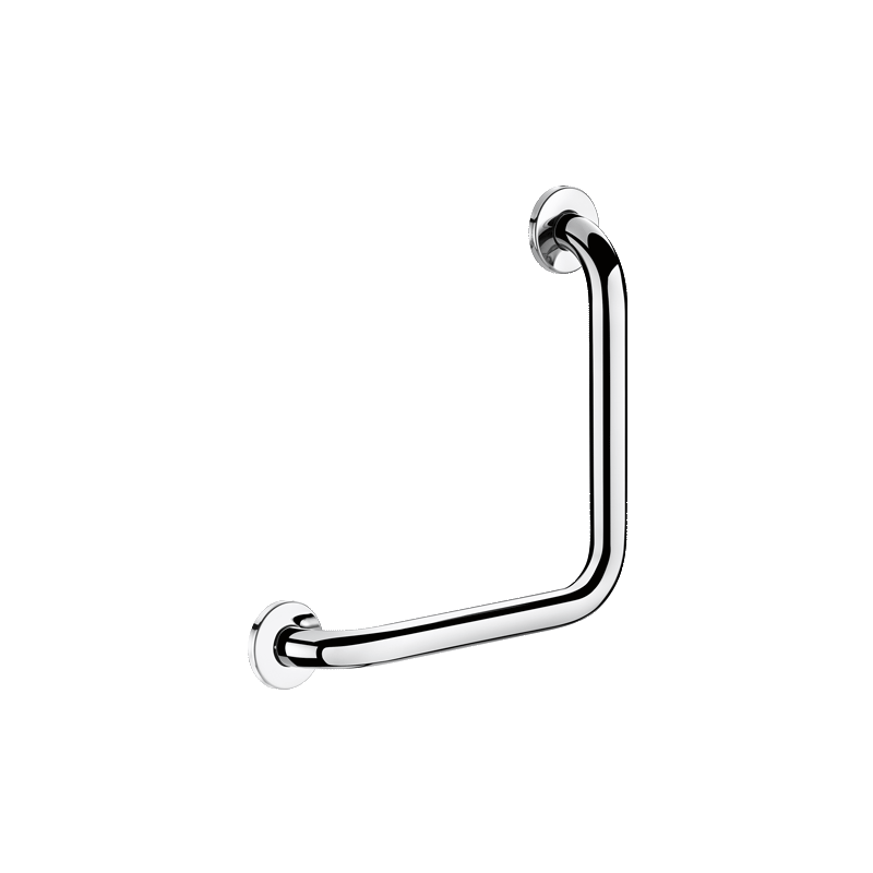 Barra de apoio curva a 90° Inox brilhante, 300 x 300 mm - 300 x 300 mm - Inox 304 polido brilhante UltraPolish - Ref:5180P2 - DELABIE