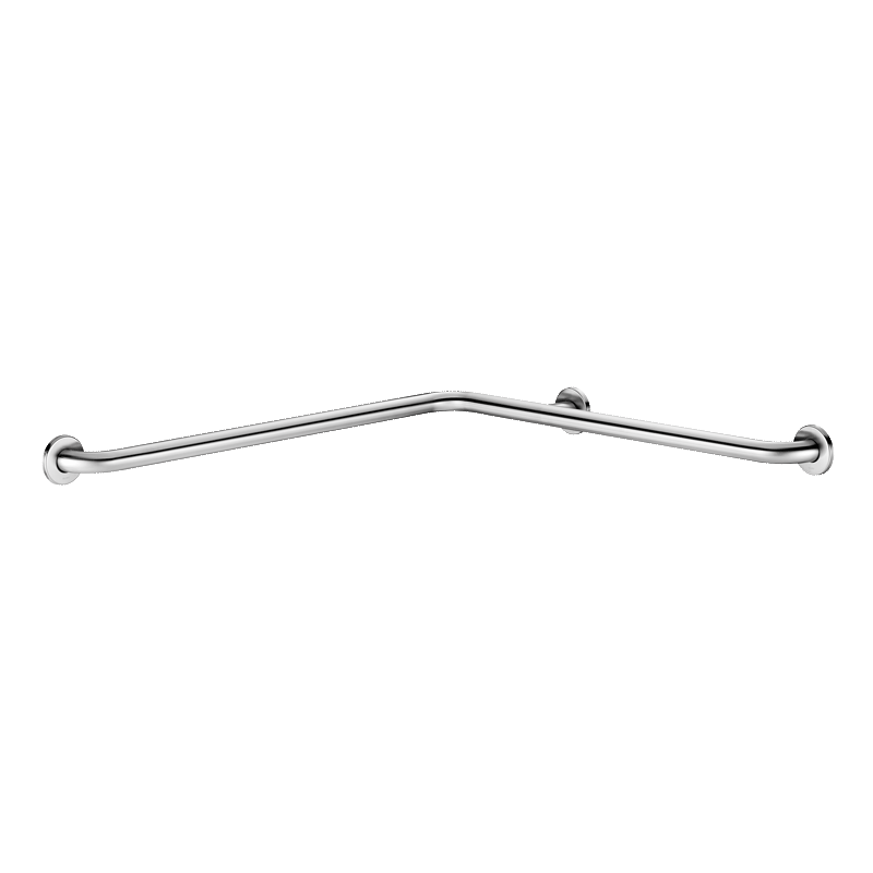 Barra de duche angular 2 paredes Inox satinado - 750 x 750 - Inox 304 polido satinado UltraSatin - Ref:5120S - DELABIE