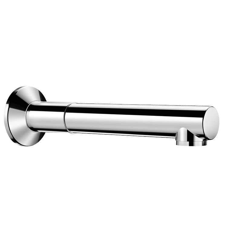 Base parede com bica removível BIOCLIP - Latão cromado - Ref:1804T2 - DELABIE