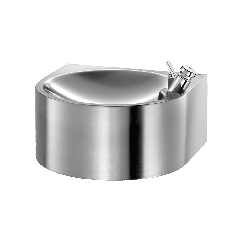 Bebedouro mural SD - 150 x 320 x 320  mm - Inox 304 polido satinado - Ref:180800 - DELABIE