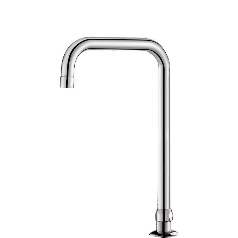 Bica tubo orientável - 220 mm - Latão cromado - Ref:1306T1 - DELABIE