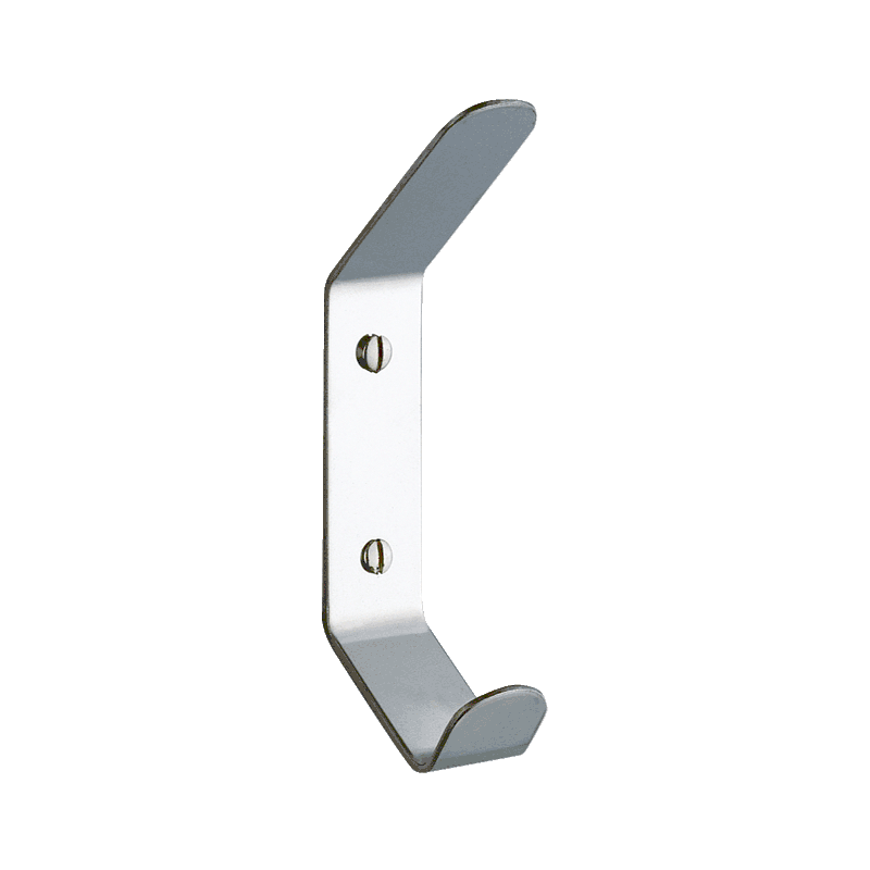 Cabide inox brilhante - 145 - 25 mm - Inox 304 polido brilhante - Ref:101P - DELABIE