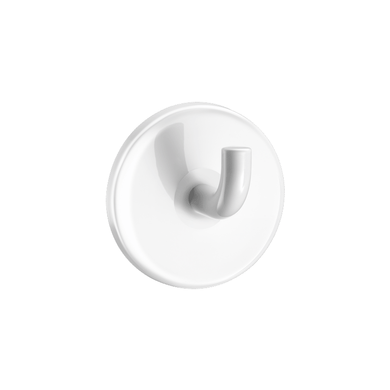 Cabide simples - Ø 62 - Nylon HR brilhante branco - Ref:510043N - DELABIE