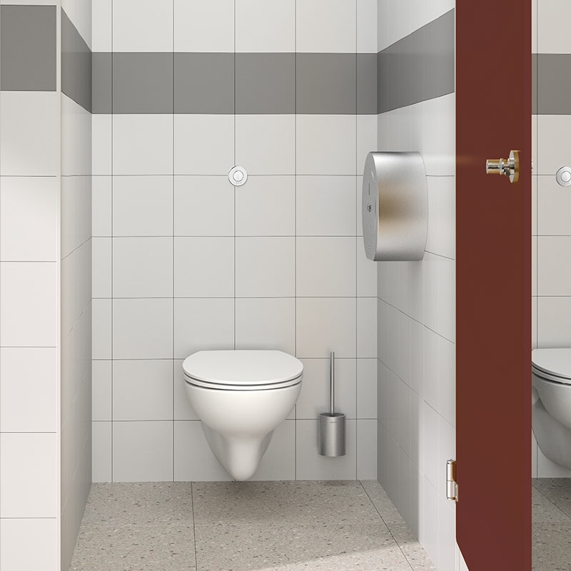 Dispensador de papel WC modelo grande - 400 m - Ø 310 - Ref:510910S - DELABIE