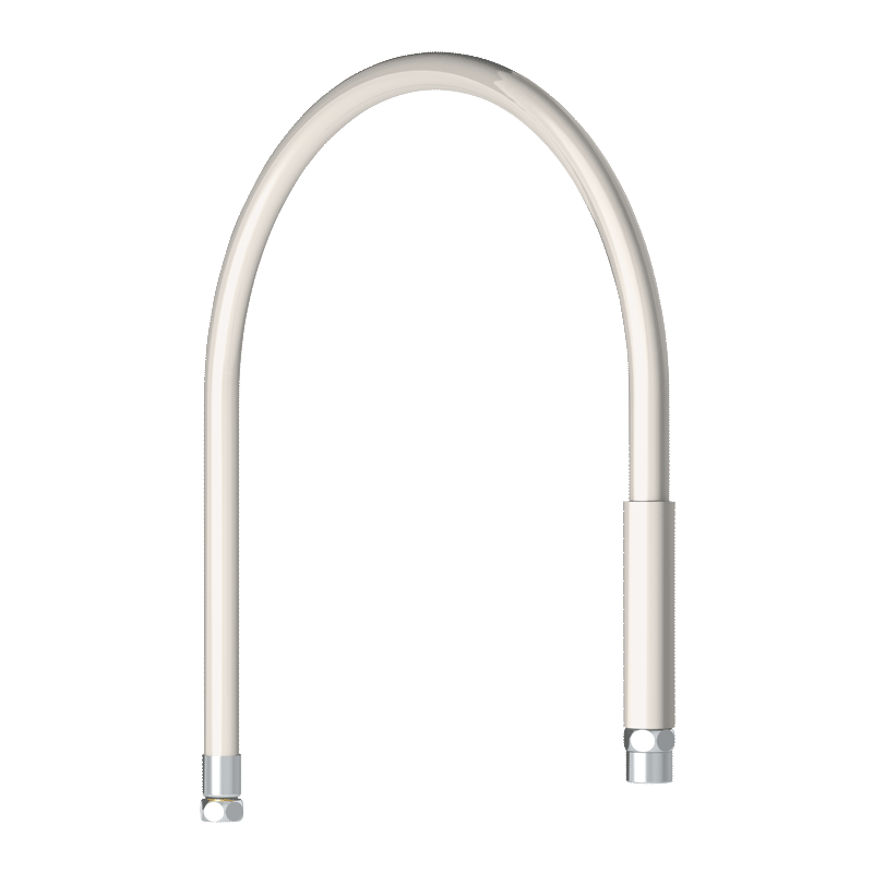 Flexível cozinha qualidade alimentar FF1/2" branco L.0,95 m - Hytrel - Ref:433095 - DELABIE