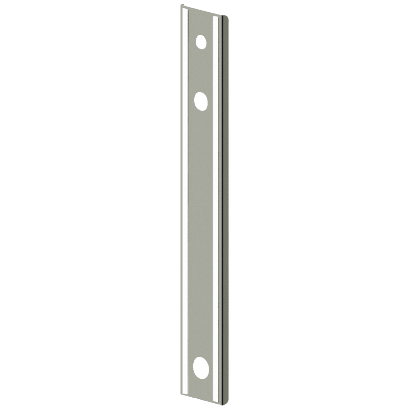 Reforço para lavatório cirúrgico - 660 x 100 mm - Inox 304 - Ref:100409 - DELABIE