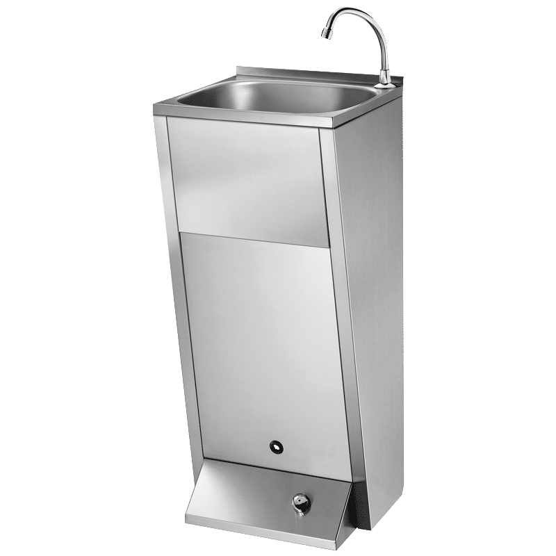 Lava-mãos Inox SXL - 850 x 385 x 385  mm - Inox 304 polido satinado - Ref:180300 - DELABIE