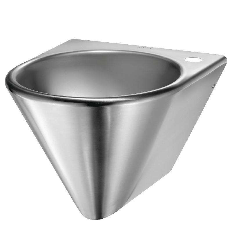 Lava-mãos mural BOB - 285 x 360 x 400  mm - Inox 304 polido satinado - Ref:121130 - DELABIE