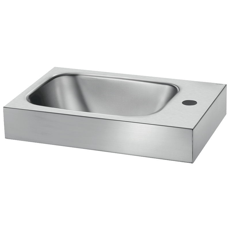 Lava-mãos WC LAVANDO - 135 x 450 x 300  mm - Inox 304 polido satinado - Ref:121370 - DELABIE